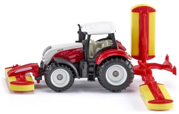 SIK1672 - STEYR 6230 CVT mit Front- und Heckmähwerk POTTINGER - 1