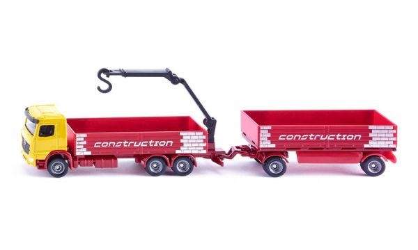 SIK1797 - MERCEDES 6x4 Forwarder Mit Ladekran und 2-Achs-Anhänger - 1