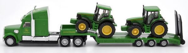 SIK1837 - Lkw 6x4 mit Tieflader Maschinentransporter mit JOHN DEERE 6920 und 6820 Ech:1/87 - 1