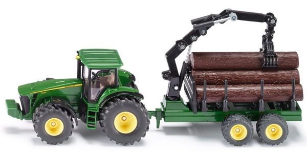 SIK1954 - JOHN DEERE 8430 mit Forstanhänger Ech:1/50 - 1