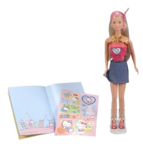 SIM51846 - Steffi Love HELLO KITTY mit Notizbuch und Stickern - 1