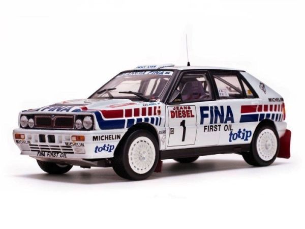 SUN3119 - LANCIA DELTA HF INTEGRALE 16 V #1 AURIOL/OCCELI SAN REMO 1991 1st - 1