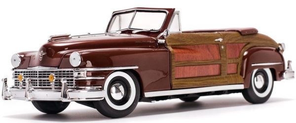 SUN6143 - CHRYSLER Town and Country Cabriolet 1949 braune Holzimitattür - 1