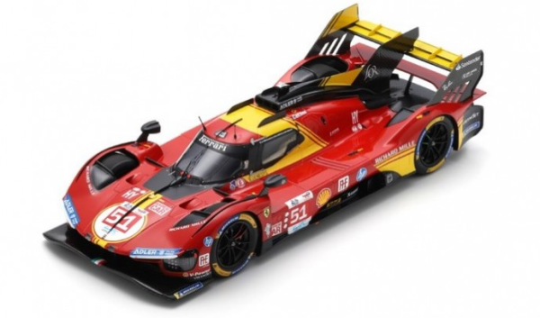 LOSLS18LM049 - FERRARI 499P #51 Ferrari AF Corse 3. Platz 24 Stunden von Le Mans 2024 A.PIER GUIDI-J.CALADO-A.GIOVINAZZI - 1