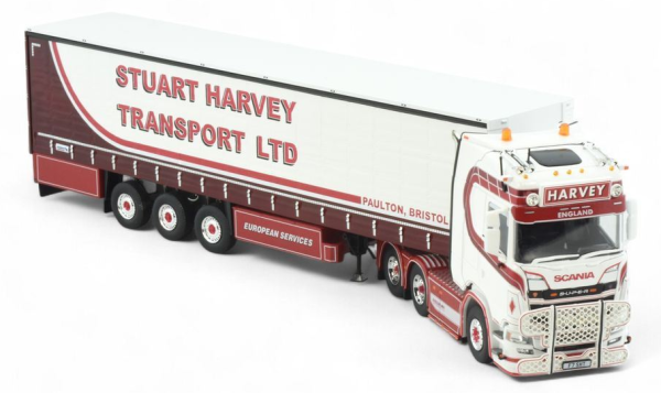 TEK86273 - SCANIA S Highline 6x4 mit 3-achsigem Anhänger STUART HARVEY TRANSPORT - 1