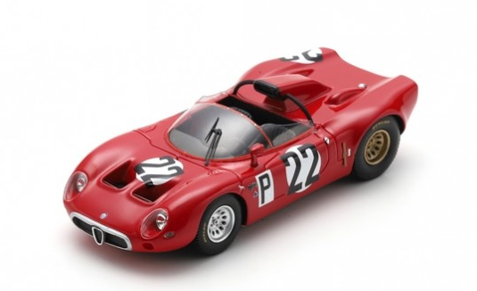 SPASG816 - ALFA ROMEO T33 #22 1000 km Nürburgring 1967 R. BUSSINELLO-T. ZECCOLI-A. DE ADAMICH-N. GALLI - 1