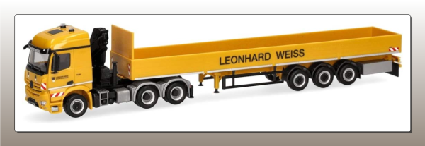 HER953719 - MERCEDES BENZ Arocs 6x4 mit 3-Achs-Anhänger LEONHARD WEISS - 1