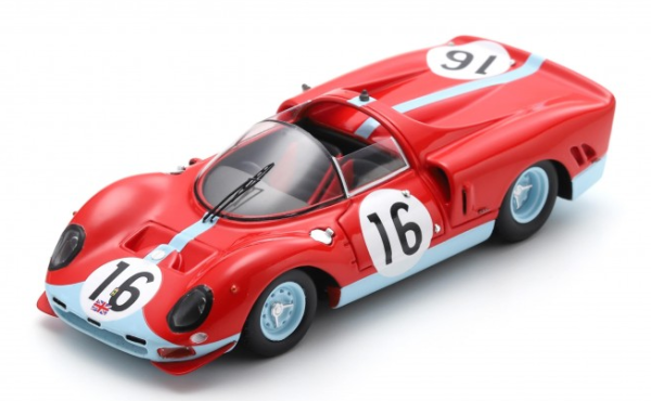 LOSLSLM134 - FERRARI 365 P2 #16 24H Le Mans 1966 R.ATTWOOD-D.PIPER - 1