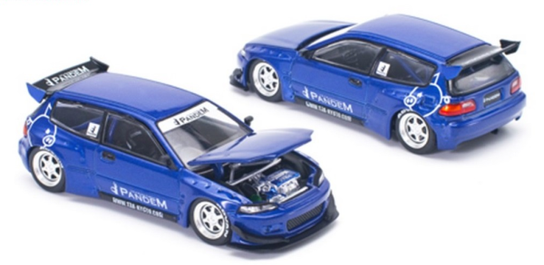PR64-127 - HONDA Pandem Civic EG6 Metallic blau - 1