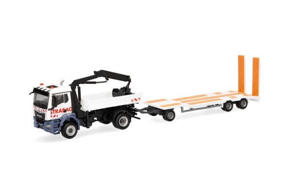 HER318730 - MAN TGS NN 4x2 Kipper mit Kran und Tieflader 1+2-Achser - 1