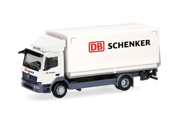 HER318761 - MERCEDES BENZ Atego 4x2 mit Kofferaufbau DB SCHENKER - 1