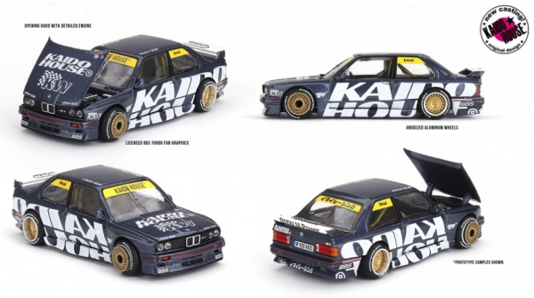 MGTKHMG154 - BMW M3 Kaido Works V1 1989 dunkelblau - 1