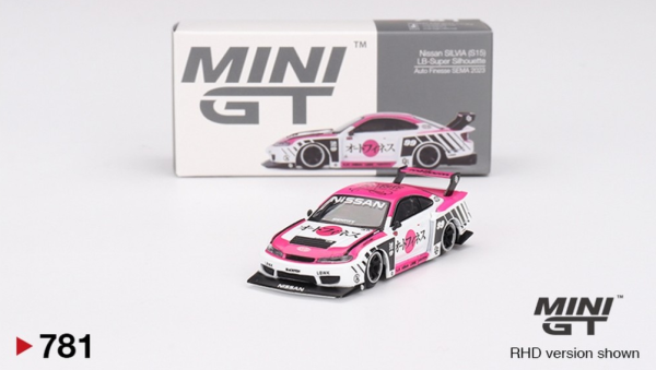 MGT00781-R - NISSAN Silvia S15 LB-Super Silhouette Auto Finesse SEMA 2023 RHD rosa - 1