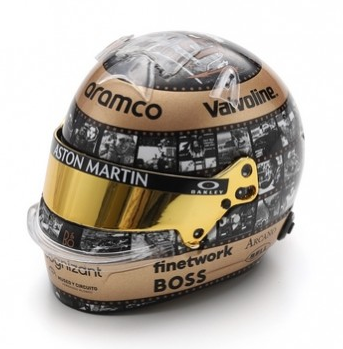 SPA5HF176 - Helm – Fernando ALONSO – ASTON MARTIN Aramco F1 Team – GP Mexiko 2024 - 1