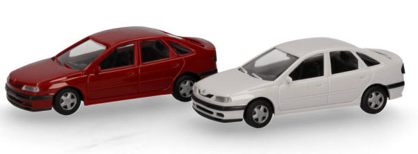 HER014113 - RENAULT Laguna rot und weiß – 2 Teile zum Zusammenbauen - 1