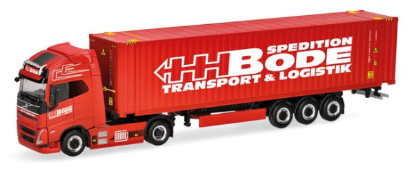 HER319249 - VOLVO FH GL XL Electric 4x2 mit 40-Fuß-Containerträger 3 Achsen HH BODE - 1