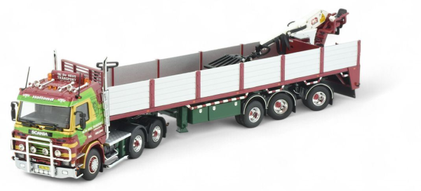 TEK86655 - SCANIA 143 6x4 mit Anhänger 3-achsig DE HEUS - 1