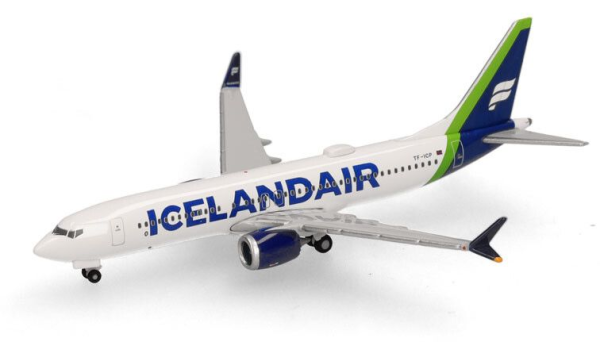 HER538466 - BOEING 737 Max 8 Icelandair grüner Heck Landmannalaugar - 1