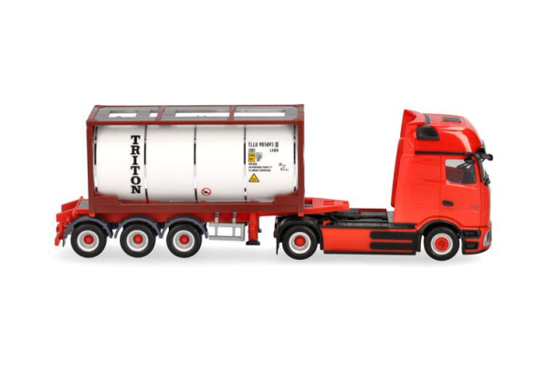 HER960137 - MERCEDES BENZ eActros ProCabin F 4x2 mit 3-Achs-Anhänger TRITON - 1