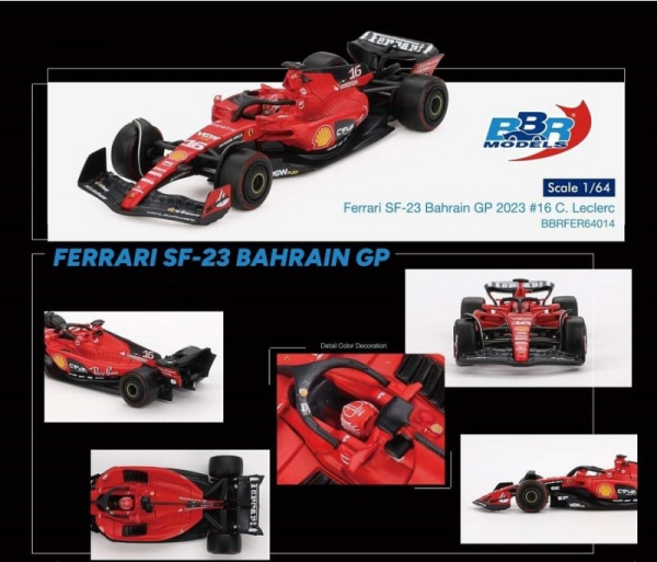 BBRFER64014 - FERRARI Scuderia SF23 #16 Scuderia Ferrari GP Bahrain 2023 C.LECLERC - 1