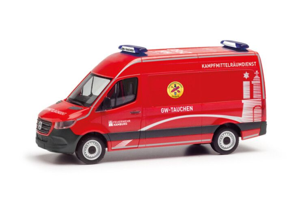HER098519 - MERCEDES BENZ Sprinter Hamburger Feuerwehr - Rettungsschwimmer - 1