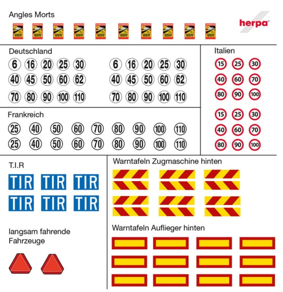 HER054829 - Sticker-Blätter mit verschiedenen Symbolen - 1