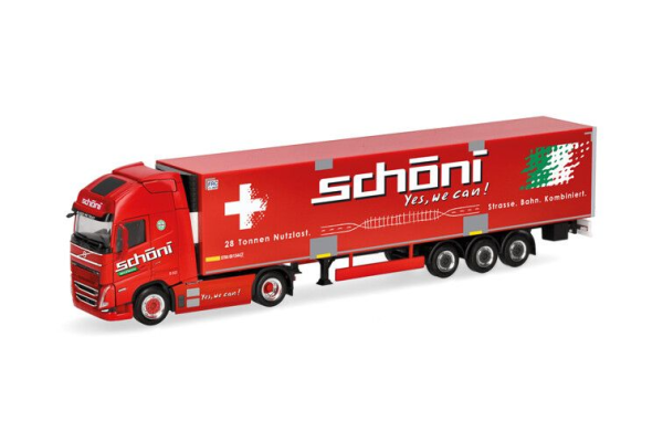 HER319706 - VOLVO FH GL XL electric 4x2 mit Kühlanhänger 3-achsig SCHONI - 1