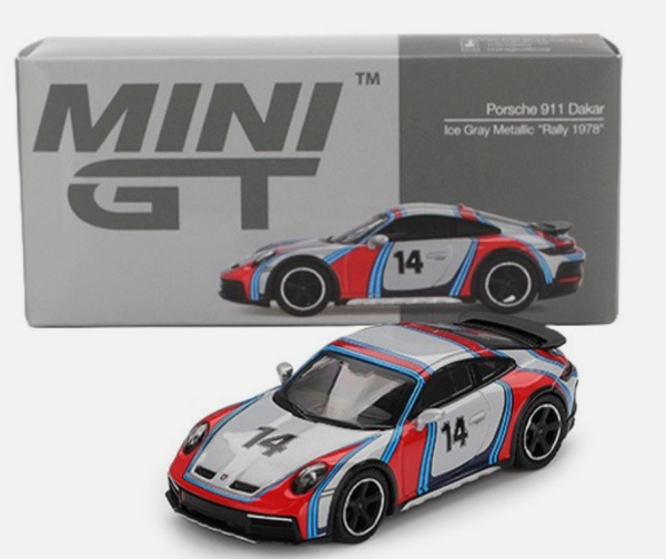 MGT00964-L - PORSCHE 911 992 Dakar Eisgrau Metallic – Rallye Tribute 2024 - 1