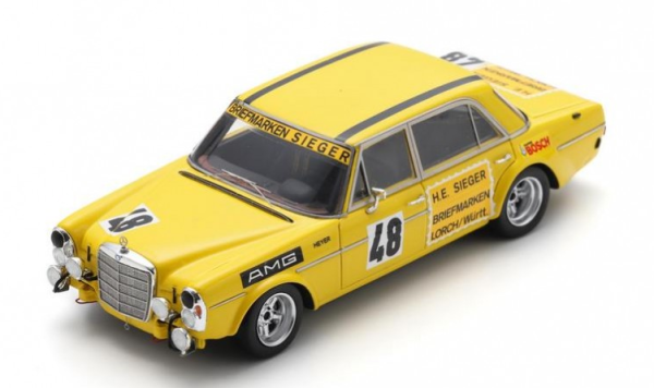 SPAS5893 - MERCEDES BENZ 300 SEL 6.8 AMG #48 Testfahrt 24 Stunden von Le Mans 1972 H.HEYER - 1