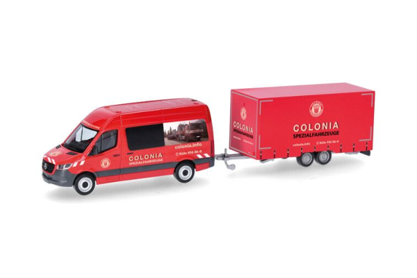HER098618 - MERCEDES BENZ Sprinter und 2-Achs-Anhänger COLONIA - 1