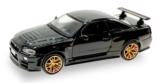 HER87MC000046 - NISSAN GTR 34 schwarz - 1
