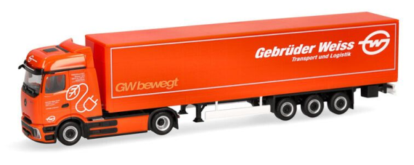 HER320177 - MERCEDES BENZ eActros 600 ProCabin 4x2 mit 3-Achs-Anhänger GEBRUDER WEISS - 1