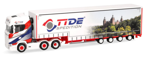 HER319645 - SCANIA CS 20 HD 6x2 mit 4-Achs-Anhänger TIDE SPEDITION - 1