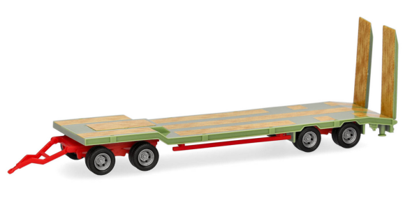 HER076142-010 - GOLDHOFER TU-4 Fahrzeugtransporter grün - 1