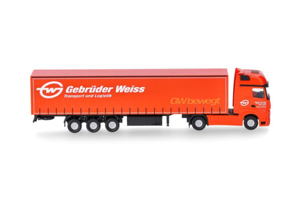 HER066891 - MERCEDES BENZ Actros Gigaspace 4x2 mit 3-Achs-Anhänger GEBRUDER WEISS - 1
