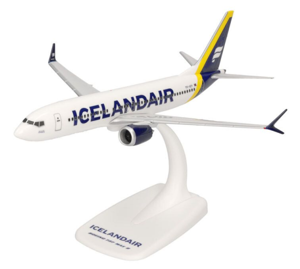 HER614641 - BOEING 737 Max 8 Icelandair Latrabjarg mit gelbem Streifen - 1