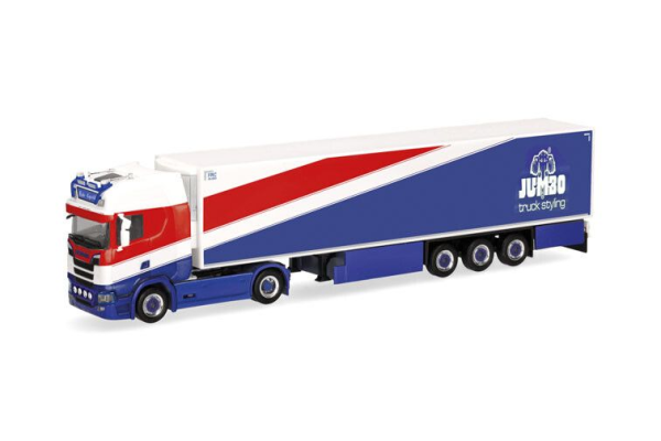 HER320399 - SCANIA CS 20 HD 4x2 mit Kühlauflieger 3-Achs JUMBO FISHER - 1