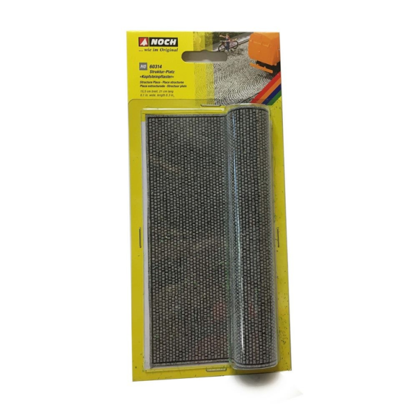 NOC60314 - Quadratisch strukturiert; gepflastert 15;5 cm breit; 21 cm lang - 1