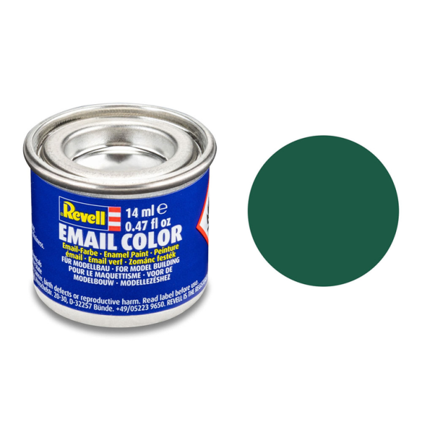 REV32139 - Matte dunkelgrüne Emaillefarbe 14ml - 1