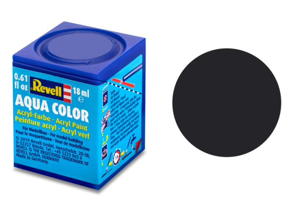 REV36106 - Teerschwarze Acrylfarbe matt 18 ml Dose - 1