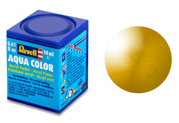 REV36192 - Metallic Messing Acrylfarbe 18 ml Topf - 1