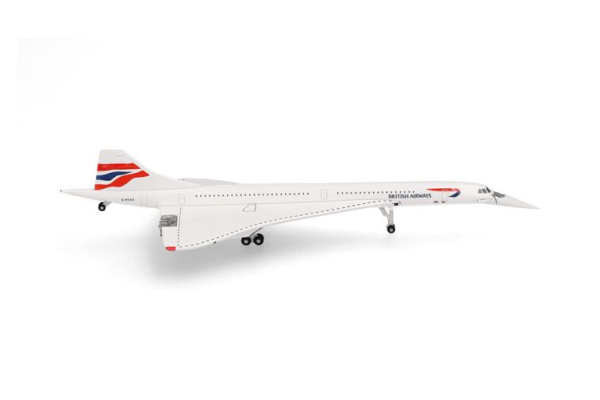 HER539203 - CONCORDE British Airways Union-Flag-Lackierung, Nase nach unten, G-BOAG - 1