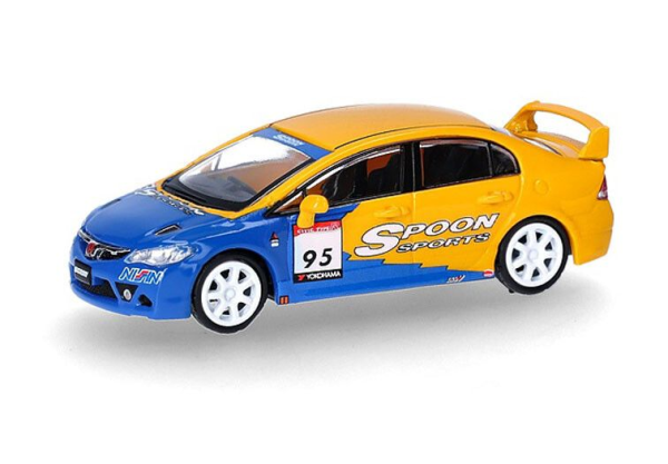 HER87MC000090 - HONDA Civic FD2 #95 gelb und blau - 1