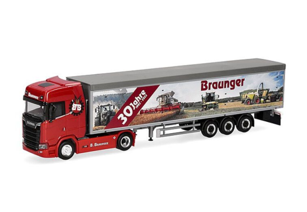 HER927093 - SCANIA CS 20 HD 4x2 mit 3-Achs-Schiebeplanenanhänger BRAUNGER - 1