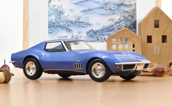 NOREV189034 - CHEVROLET Corvette Coupé 1969 Le-Mans-Blau - 1