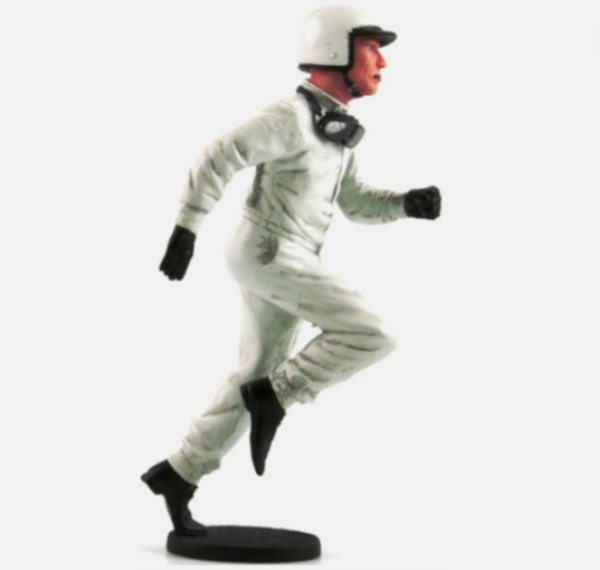 FLM118053-D1 - FIGURINEN: Fahrer Jim am Start mit weißem Helm - 1