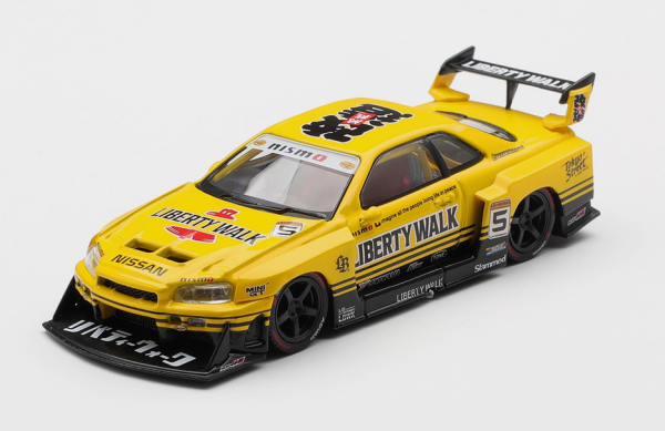 MGT01182-R - NISSAN GTR R34 Skyline Super Silhouette Sport, gelb, 2025 - 1
