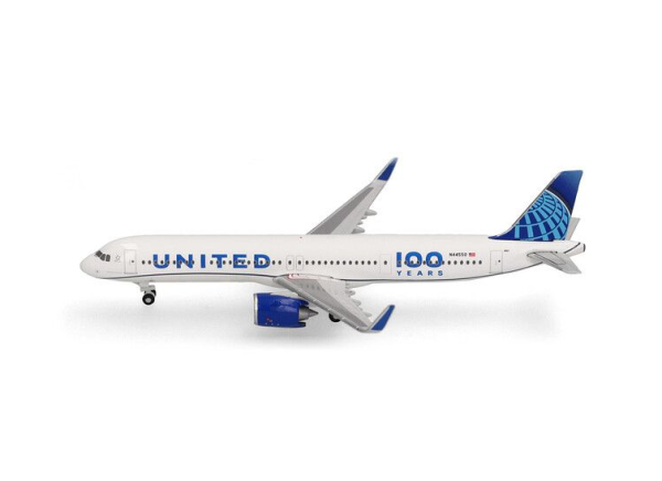 HER539388 - AIRBUS A321neo United Airlines 100 Jahre - 1
