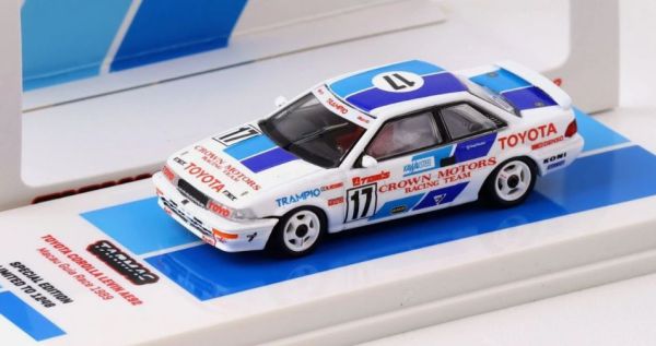 T64-036-89MGP17 - TOYOTA Corolla Levin AE92 #17 Macau GP 1989 Weiß und blau - 1