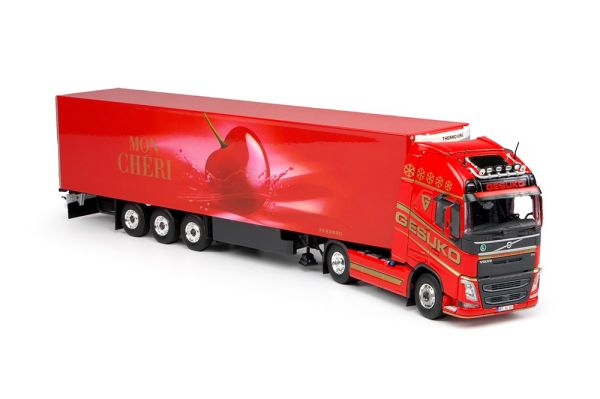 TEK69467 - VOLVO FH4 Globetrotter GESUKO 4x2 Semi Kühlkoffer 3 Achsen - 1